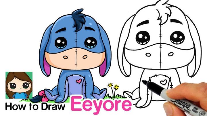 How To Draw Eeyore