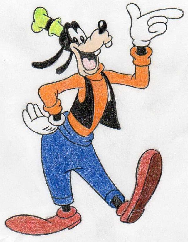 How To Draw Goofy From Disney