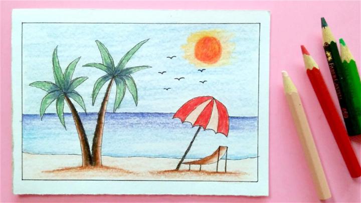 Sommerbilder Malen Leicht:  Unlock Your Inner Artist with Easy Summer Drawings!