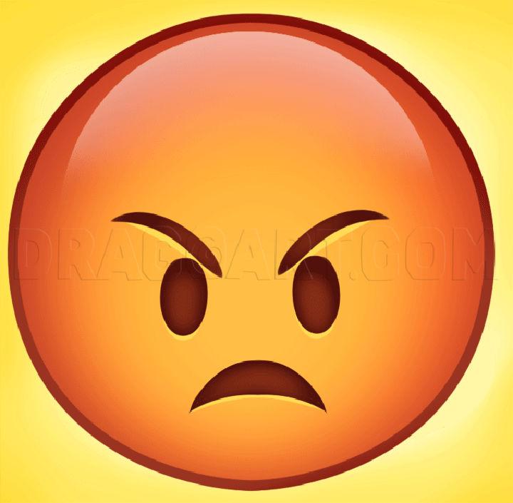 How to Draw Angry Emoji