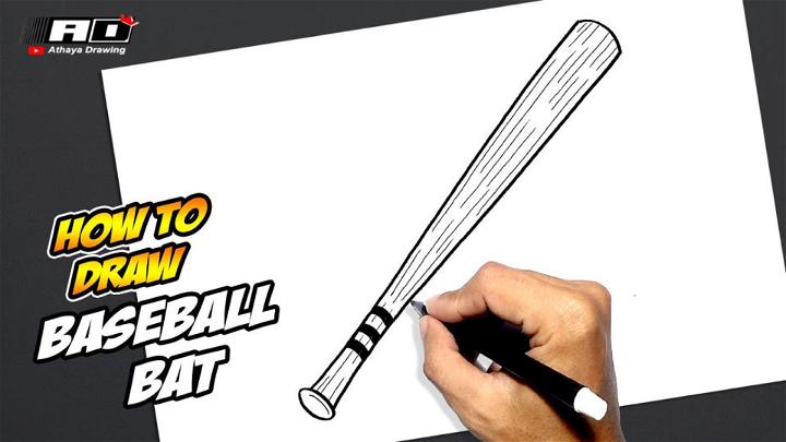 How to Draw Baseball Bat