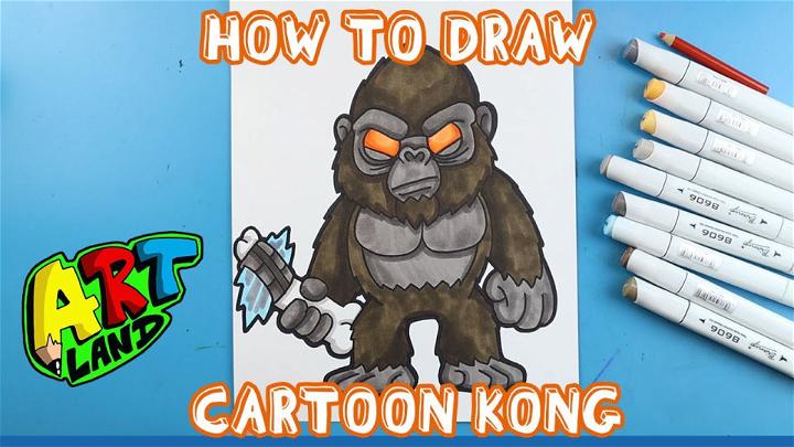 How to Draw Cartoon Kong