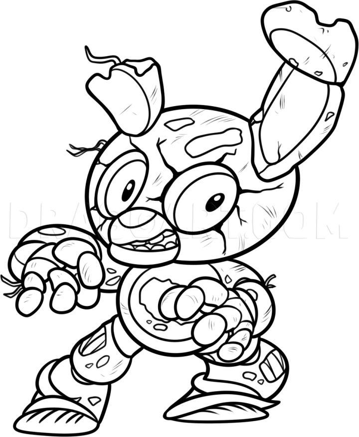 How to Draw Chibi Springtrap