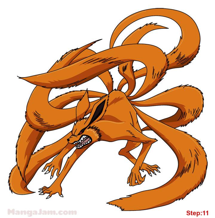 25 Easy Kurama Drawing Ideas - How to Draw Kurama