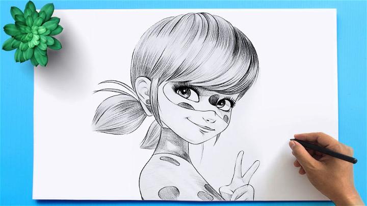 How to Draw Marinette Step by Step