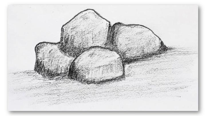 How to Draw Rocks for Beginners