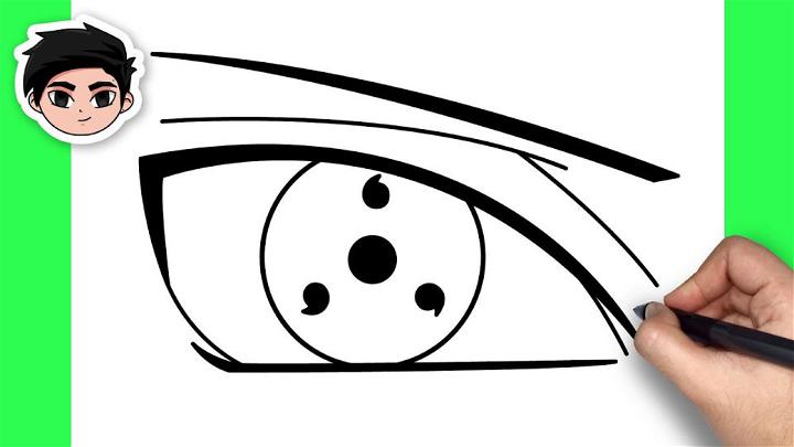 How to Draw Sharingan Eye