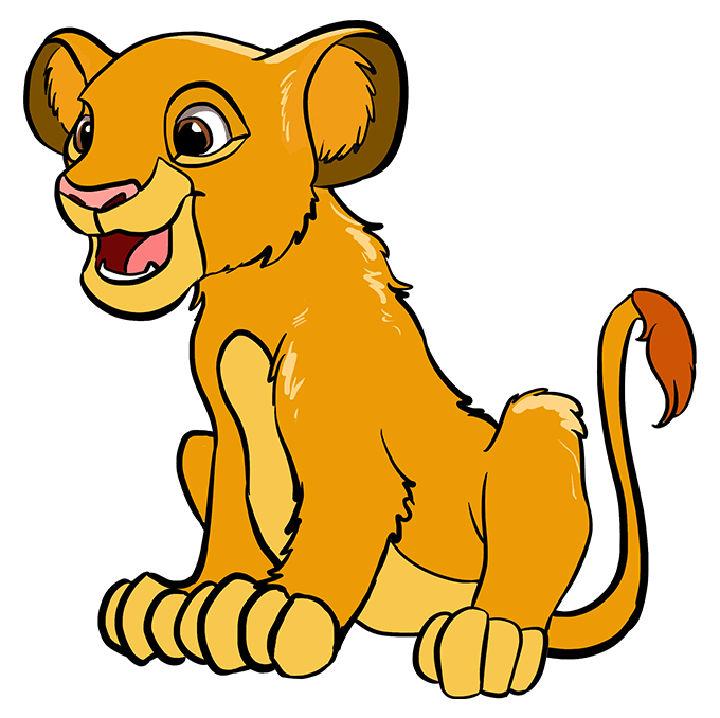 How to Draw Simba from the Lion King