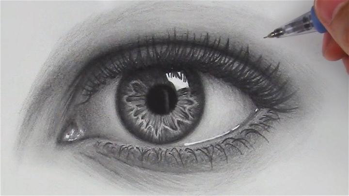 Hyper Realistic Eye Drawing