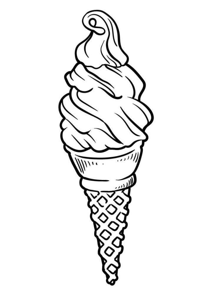 Ice Cream Coloring Pages for Kids