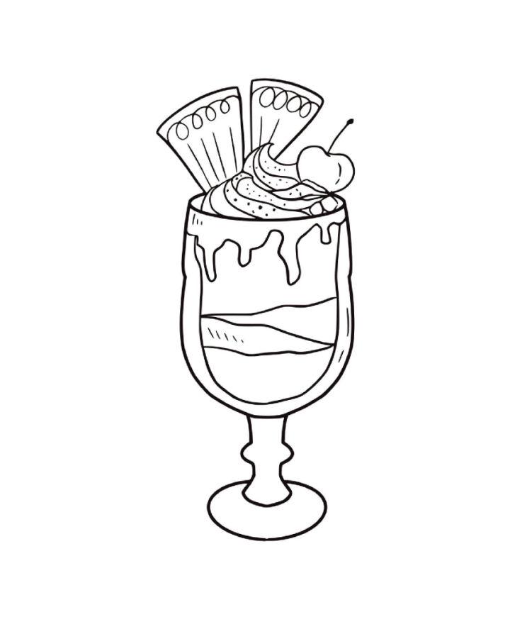 Ice Cream Coloring Pages, Tracer Pages, and Posters