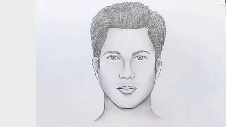 Lexica  Pencil sketch of Beautiful man