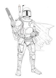 15 Free Mandalorian Coloring Pages For Kids And Adults