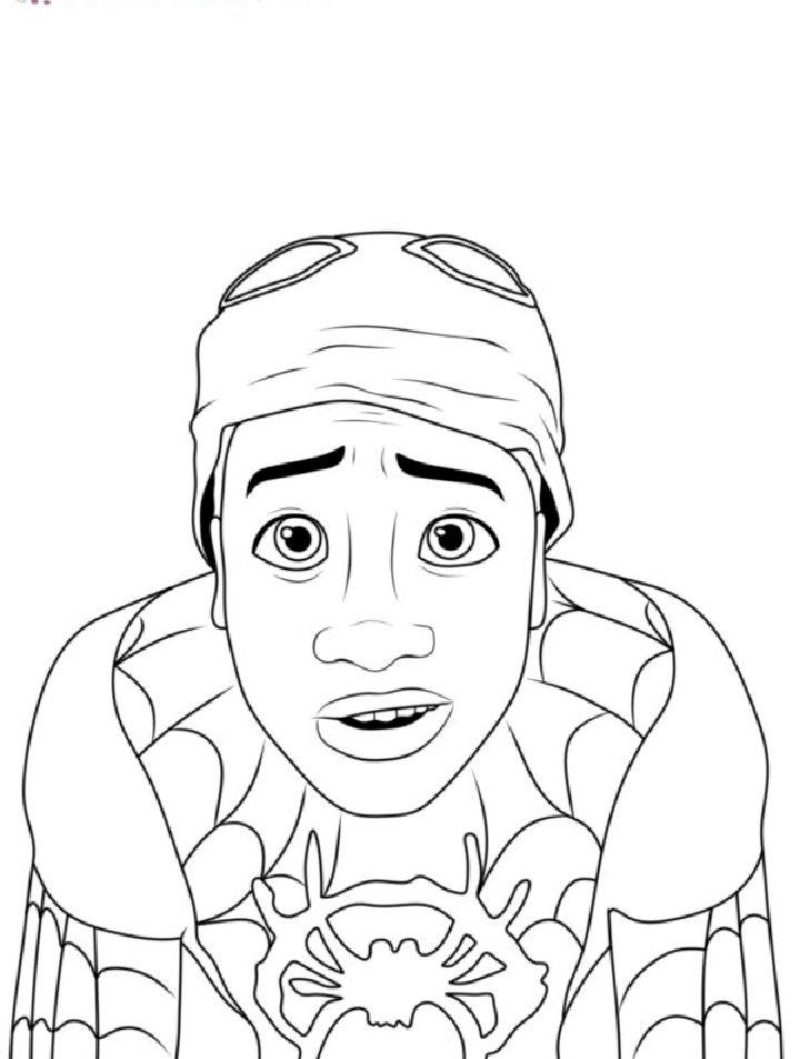 Miles Morales Coloring Pages for Kids