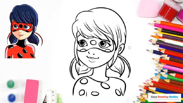Miraculous Ladybug Drawing for Kids