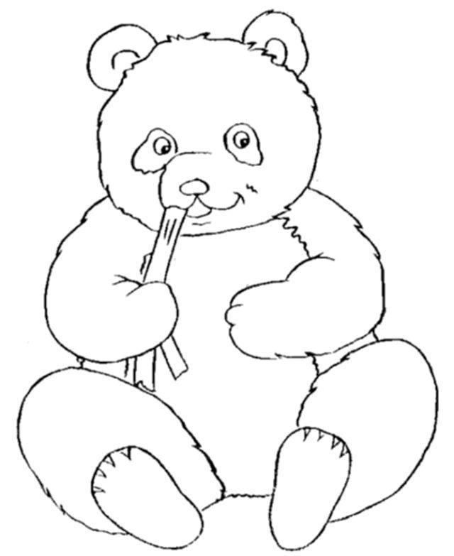 Panda Bear Coloring Pages Printable