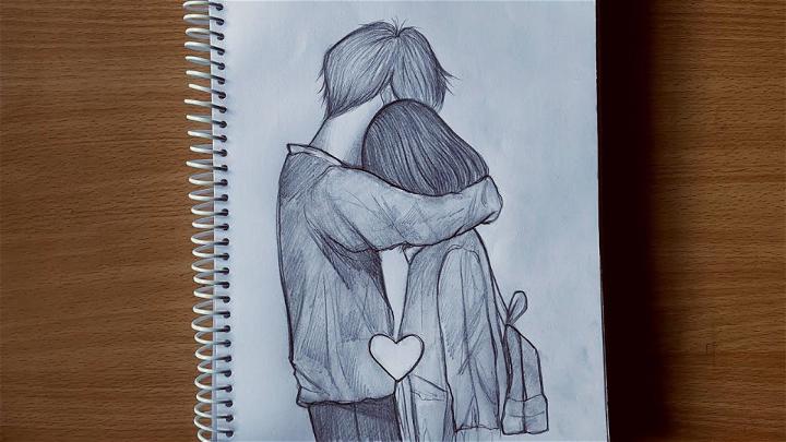 Pencil Sketch of a Couple