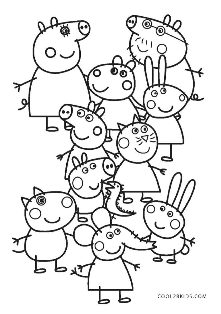 Peppa Pig Coloring Pages and Printables