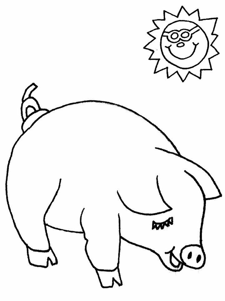 Pig Coloring Pages to Print and Color
