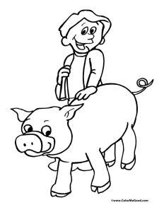 20 Free Pig Coloring Pages for Kids and Adults