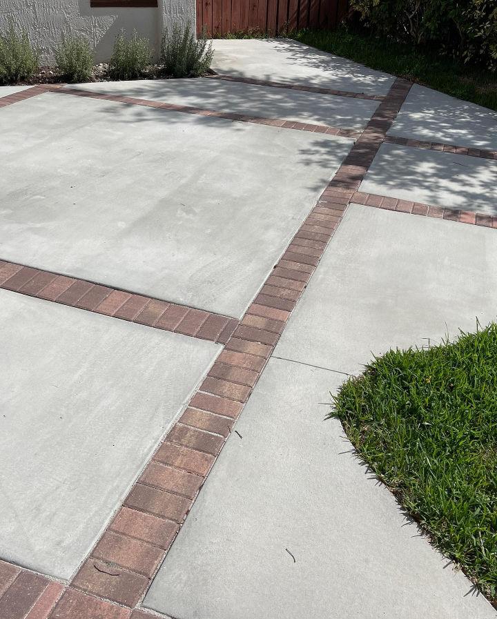 Plain Concrete Driveway Design