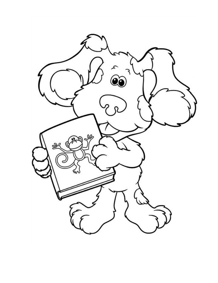 Printable Blues Clues Coloring Pages