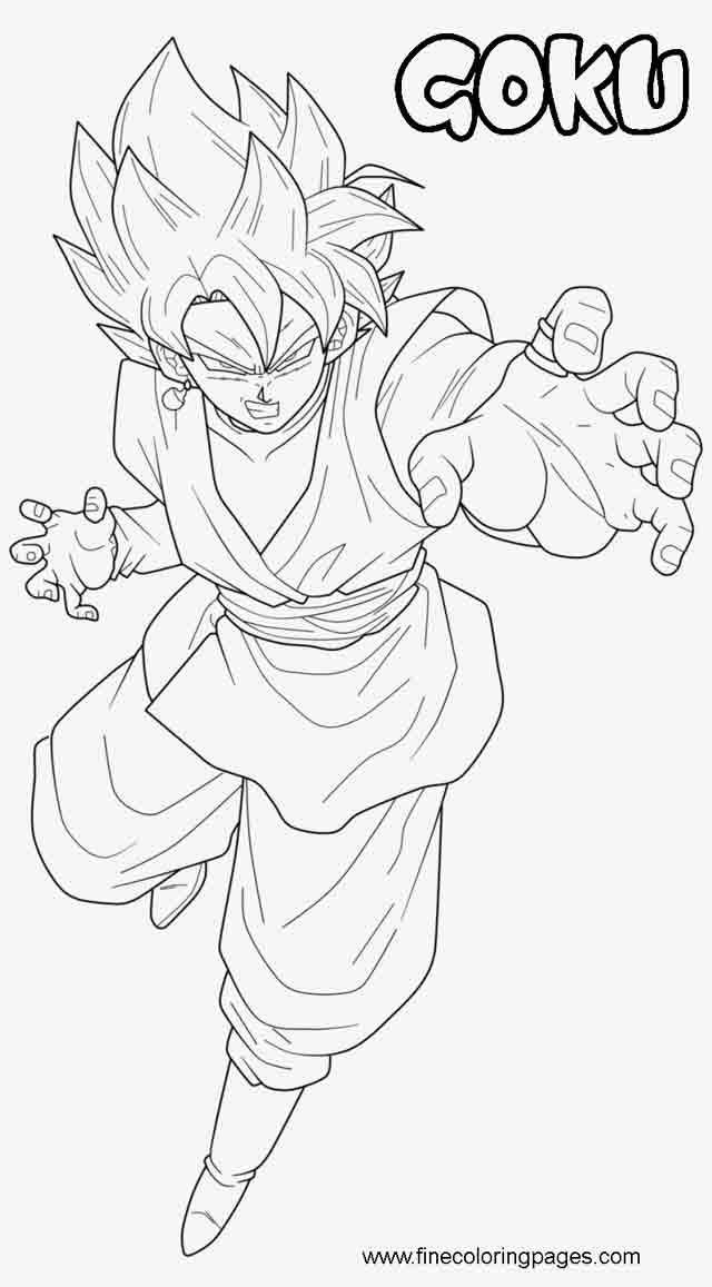 Goku Black Coloring Pages Printable