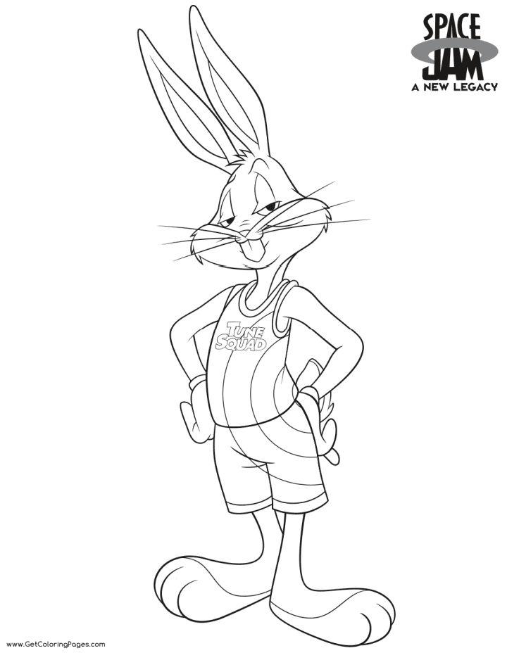 Printable Space Jam Coloring Pages