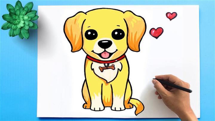 Puppy Drawing Step by Step