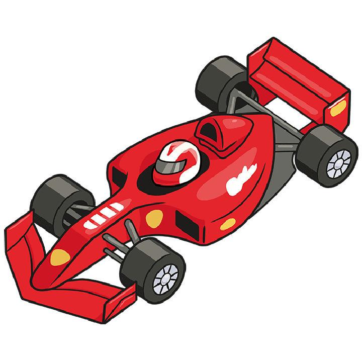 Racecar Drawing for Beginner