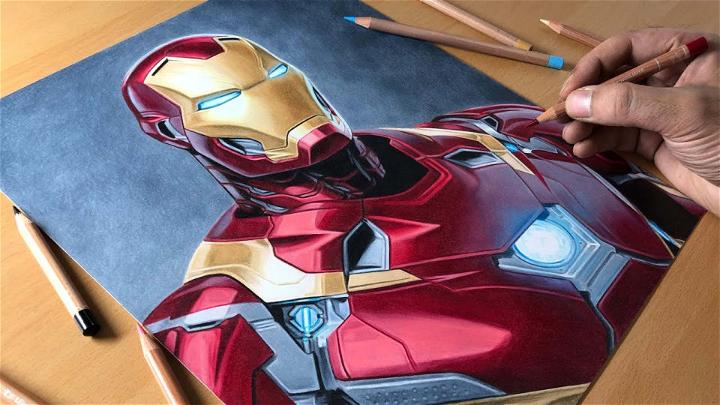 Superior Iron Man #1 Sketch Variant – Alex Ross Art