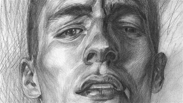 Male Portrait Drawings. on Behance