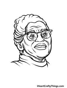 15 Easy Rosa Parks Drawing Ideas - Draw Rosa Parks