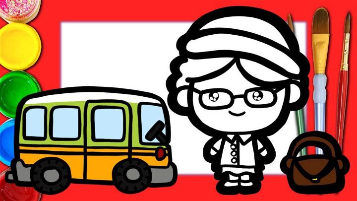 Rosa Parks Drawing for Kids