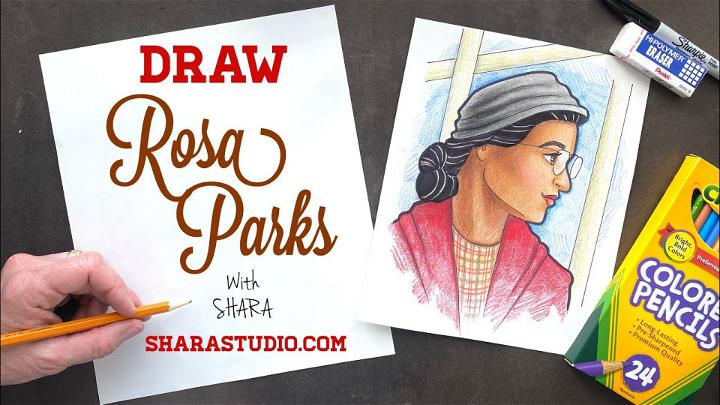 Rosa Parks Picture to Draw