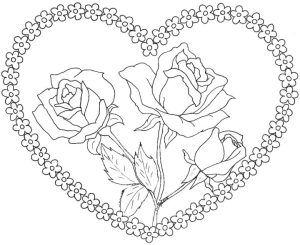 20 Free Rose Coloring Pages for Kids and Adults