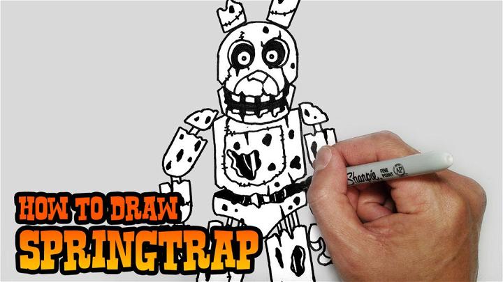 Sketch Springtrap Drawing