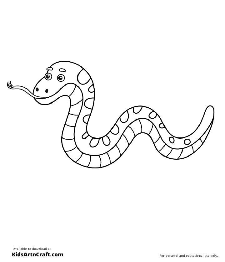 Snake Coloring Pages and Printable