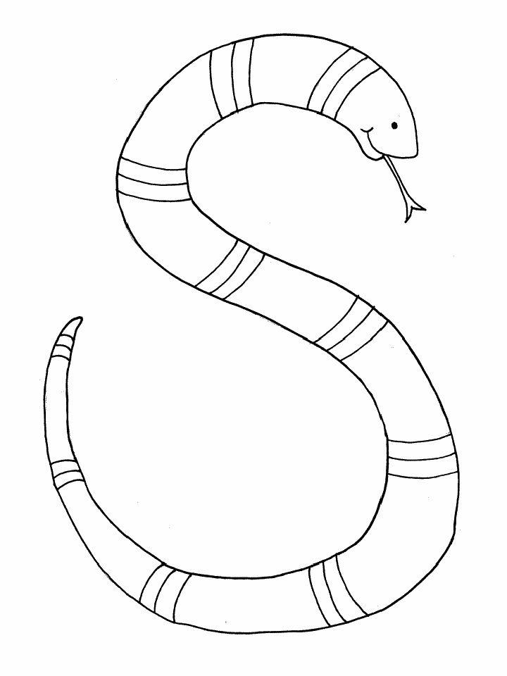 Snake Coloring Pages for Kids