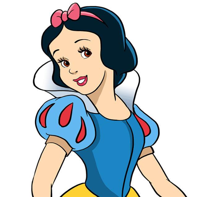 Snow White Drawing For Kids