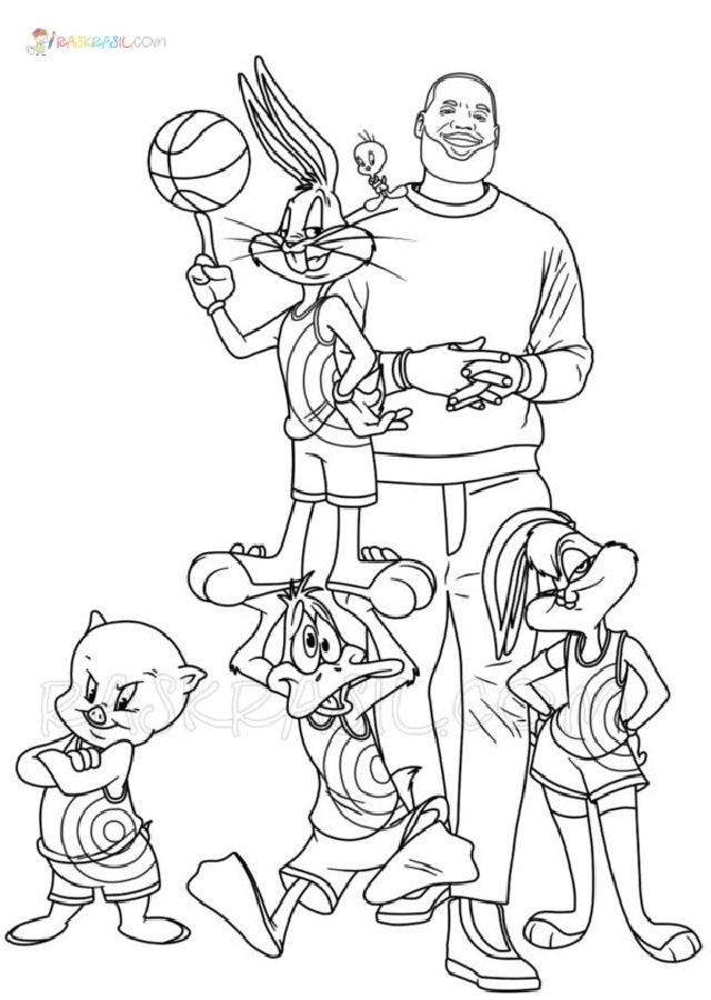 Space Jam a New Legacy Coloring Pages