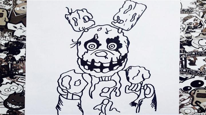 Spring Trap Drawing