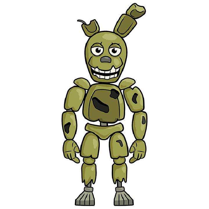Springtrap Drawing from Five Nights at Freddys