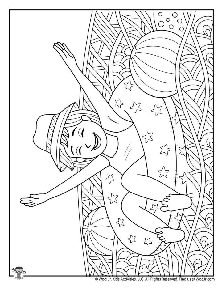 Summer Coloring Pages for Adults