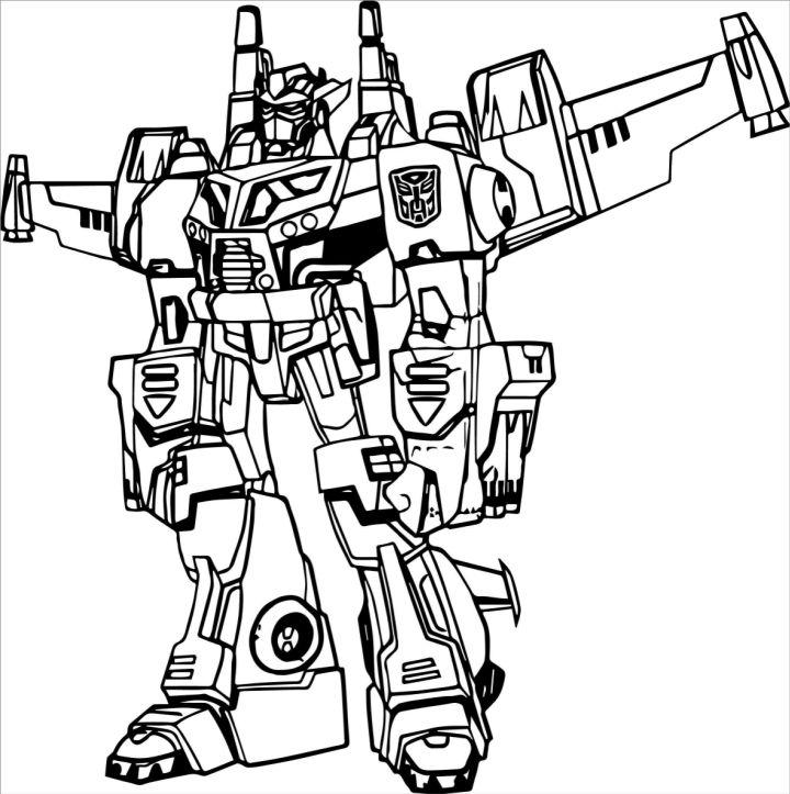 Transformers Coloring Pages for Little Ones