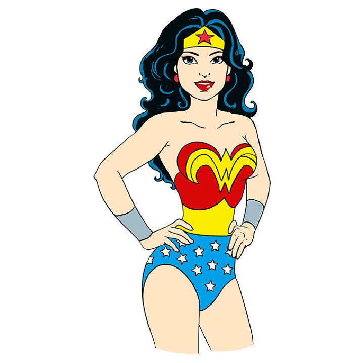 Wonder Woman Drawing for Beginner Artists