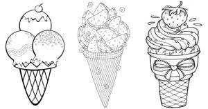 25 Free Ice Cream Coloring Pages for Kids and Adults