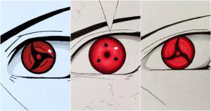 20 Easy Sharingan Drawing Ideas - How to Draw