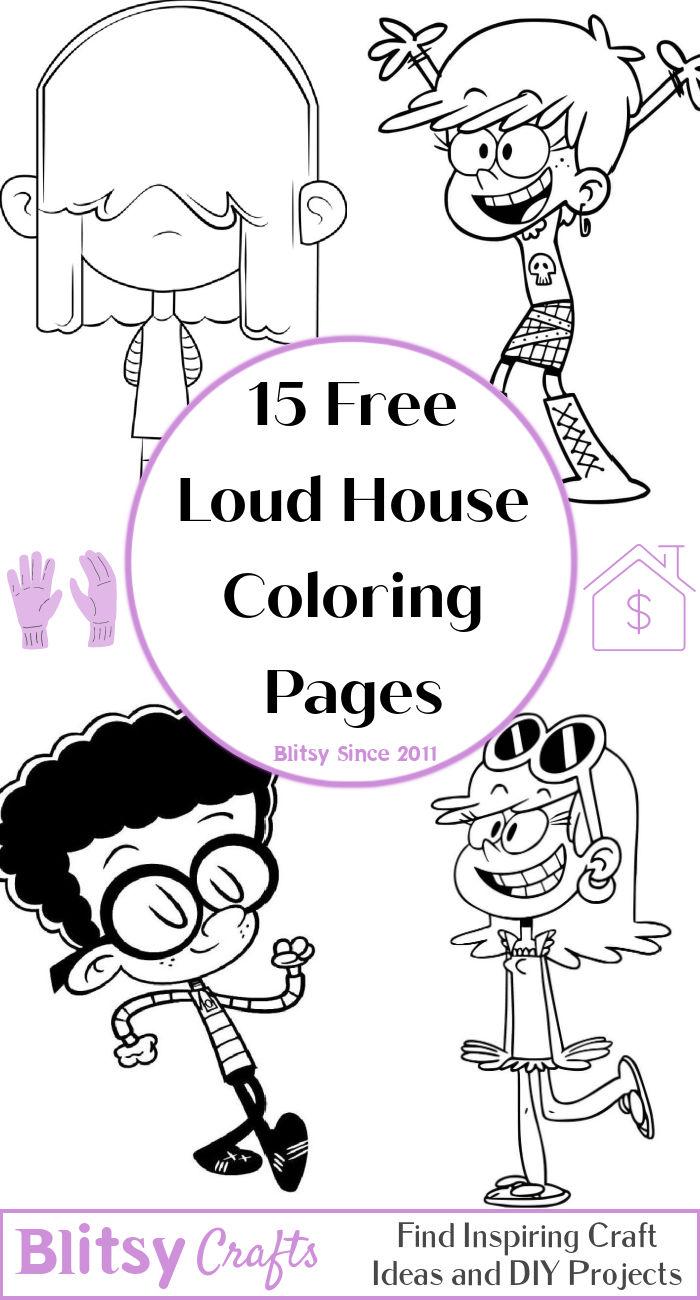 15 Easy and Free Loud House Coloring Pages for Kids and Adults - Cute Loud House Coloring Pictures and Sheets Printable