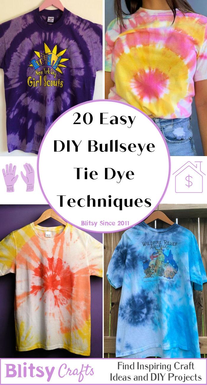 Easy DIY Bullseye Tie Dye Techniques